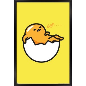 Trends International Gudetama - Sigh Framed Wall Poster Prints - 1 of 4