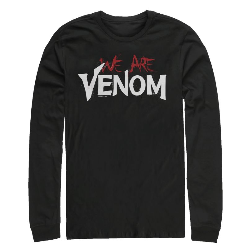 Men's Marvel We Are Venom Film Long Sleeve Shirt, 1 of 4