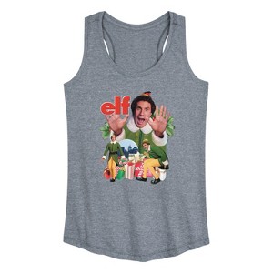 Women's - ELF - Christmas Merch Tee Graphic Racerback Tank - 1 of 4