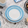 Certified International (Set of 4) 9" Salad Plates Dockside Blue - 2 of 4
