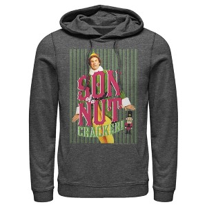 Men's Elf Buddy Son of a Nutcracker Pull Over Hoodie - 1 of 4