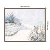 Amanti Art Frozen River Study II by Victoria Borges Canvas Wall Art Print Framed 28-in. W x 23-in. H. - 3 of 4
