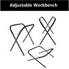 Portable Work Stand, Heavy Duty 750 Pound Capacity Folding Work Table, Foldable Workbench for Garage and Repair Shop, Automotive Fenders Stand - 4 of 4