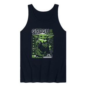 Men's - Star Wars - The Mandalorian Grogu Digital Graphic Tank Top - 1 of 2