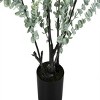 Syemin Artificial Plants Artificial Plant Eucalyptus Tree Indoor Outdoor Faux Fake Fall Decorations for Home Fake Plants, Green, 25"*20"*44" - 3 of 4