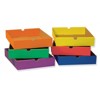 Classroom Keepers® Drawers for 6-Shelf Organizer, 6 Assorted Colors, 2-1/2"H x 10-1/4"W x 13-1/4"D, 6 Drawers Per Set, 2 Sets - 2 of 2