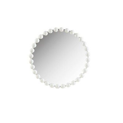 VYNXARIA 27" x 27" Round Decorative Wall Mirror, Metal Frame Wall Mounted Mirror,Vanity Accent for Bathroom Living Room,Gold