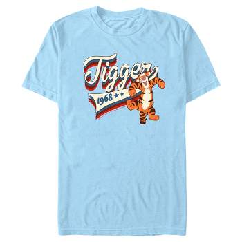 Men's Winnie the Pooh Red, White, and Blue Tigger T-Shirt