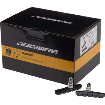Jagwire Mountain Sport V-Brake Pads Threaded Post Box of 25 Pairs Gray Molded