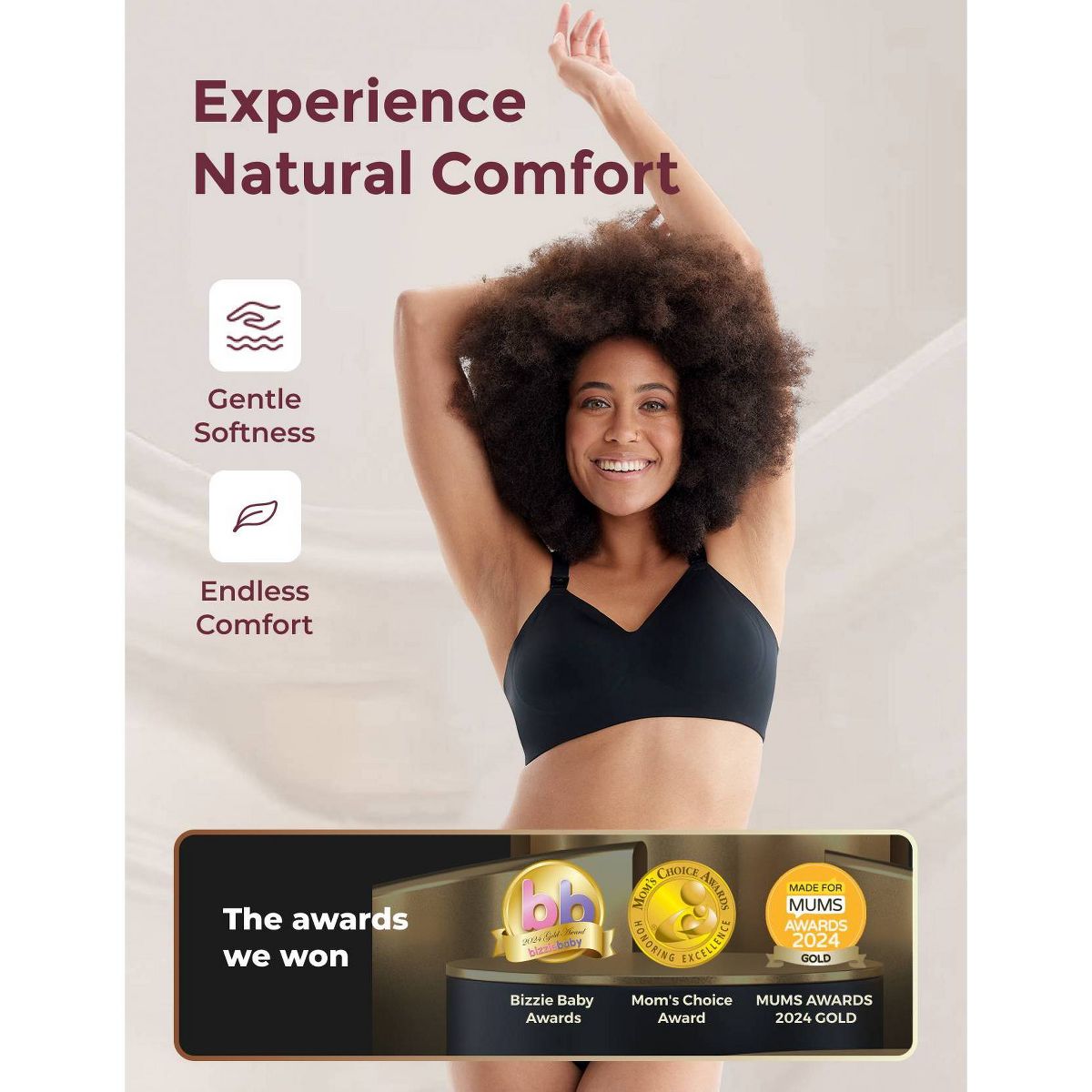 Momcozy Ultra Soft Nursing & Wearable Breast Pump Bra - thumbnail 6