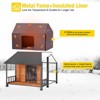 Aivituvin Wooden Insulated Dog House| Weatherproof, Spacious for Small to Large Dogs-AIR7010-IN - 2 of 4