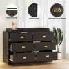 Dresser for Bedroom with 6 Drawers, Wide Chest of Drawers with Changing Table Top - 4 of 4
