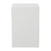 24"x17" Contemporary Garden Stool - White - Olivia & May: Ceramic Patio Furniture, Weather-Resistant - 3 of 4