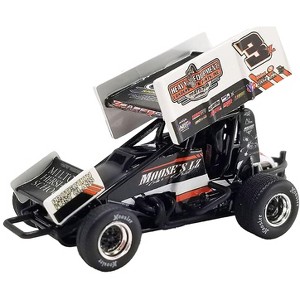 Winged Sprint Car #3Z "Moose's LZ Bar and Grill" Brock Zearfoss Racing "World of Outlaws" (2023) 1/18 Diecast Model Car by ACME - 1 of 4