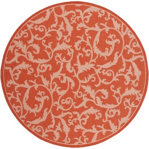 Courtyard CY2653 UV & Stain Resistant Non-Shedding Power Loomed Indoor/Outdoor Rugs - Safavieh - 1 of 4