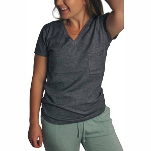 Women's V-Neck T-Shirt - POL - 1 of 2