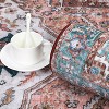 Area Rug Vintage Medallion Entryway Mat Washable Boho Floral Hallway Runner Bedroom Bedside Laundry Indoor Oriental Non-Slip Kitchen - 4 of 4