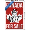 Trends International Canada Is Not For Sale Framed Wall Poster Prints - 3 of 4