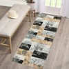Washable Area Rug for Living Room Bedroom Rug Modern Floral Area Rug Non Slip Rugs Soft Low Pile Stain Resistant Carpet - 2 of 4