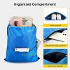 Drawstring Backpack is a must-have for outdoor hiking/fitness, with a simple design and strong waterproof - 3 of 4
