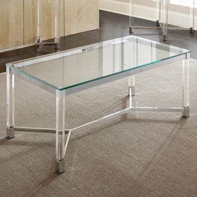 glass coffee table target