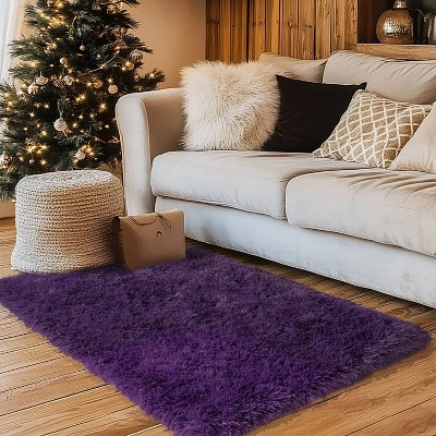 2x3 Fluffy Rug for Bedroom, Kids Room, Baby Room, Small Area Rug, Soft Rug