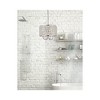 Elegant Lighting Elise 14 inch pendant in chrome - 2 of 4