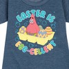 Girls' - SpongeBob SquarePants - Easter Is Egg Graphic Short Sleeve Fleece Dress - 2 of 4