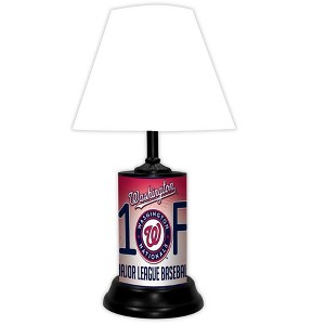 MLB 18-inch Desk/Table Lamp with Shade, with Team Logo, Washington Nationals - 1 of 1