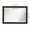 Amanti Art Filigree Beveled Framed Bathroom Vanity Wall Mirror - 3 of 4