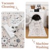 Area Rug Large Washable Rugs for Living Room, Non Slip Low Pile Aesthetic Carpet, Throw Rugs for Bedroom Dining Room Office - 2 of 4