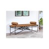 Meridian Furniture,Gatsby Vegan Leather Bench - 2 of 4