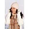 Hadley Wren Ribbed Knit Beanie - Beige - 4 of 4