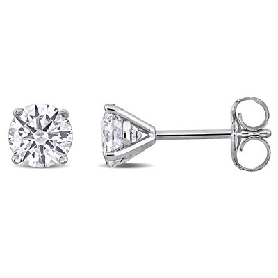 EVERLY JEWELRYR | 14K White Gold 1 CT Lab Grown Diamond TW Stud Earring