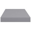 vidaXL Floating Wall Shelf Gray 19.7"x9.1"x1.5" MDF - 4 of 4