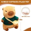 TITQWOP Capybara Plush Toy with 9 Clothes and Accessories Super Soft Capybara Stuffed Animal for Kids Girls Boys 10.2inch - 3 of 4