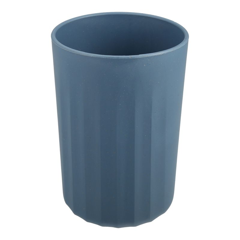 Unique Bargains Bathroom Tumbler with Smooth Lines Wheat Straw Cup for Bathroom for Toothpaste 4.09''x2.80'' 1Pc, 1 of 7