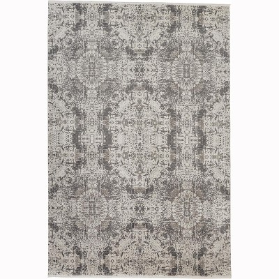 Cadiz Modern Abstract Gray/Ivory/Taupe Area Rug
