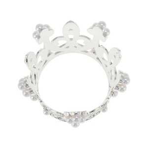 Unique Bargains Napkin Rings Crown Alloy 1 Pc - 1 of 3