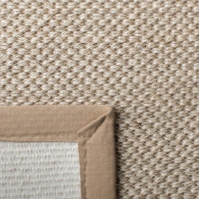 Marble and Linen Flat Woven Natural Fiber Area Rug