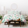 Angela Minca Xmas branches white Duvet Cover + Pillow Sham(s) - Deny Designs - 4 of 4