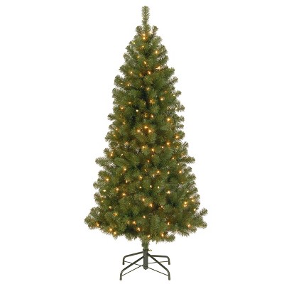 7ft National Christmas Tree Company  Canadian Fir Grande Artificial Christmas Tree 350ct Clear