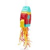 Blue Panda 3 Pack Mini Rocket Ship Pull Pinatas for Outer Space Party, 8 x 5.9 x 2.5" - 3 of 4