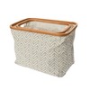 Household Essentials Set of 2 Bamboo Rimmed Krush Baskets - 3 of 4