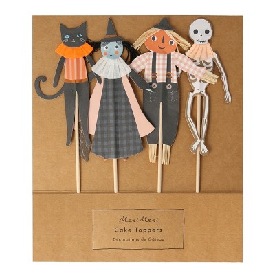 Meri Meri Pumpkin Patch Cake Toppers (Pack of 4)