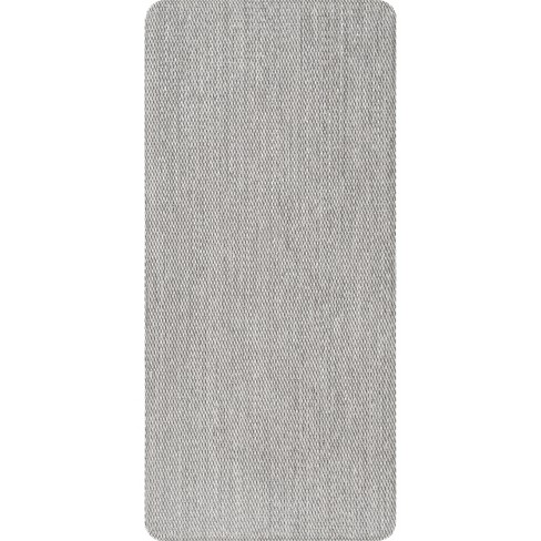 nuLOOM Moroccan Anti Fatigue Kitchen or Laundry Room Light Grey 20 in. x 42 in. Indoor Comfort Mat