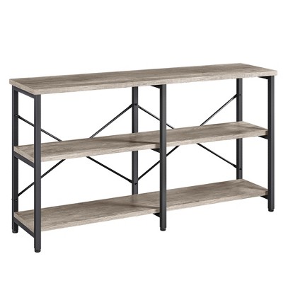 Yaheetech 3 Tiers Wood Console Table Industrial Sofa Table