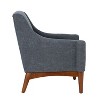 Set of 2 Gerard Mid-century Modern Style Armchair with Sloped Arms | ARTFUL LIVING DESIGN - 3 of 4