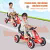 VEVOR Kids Pedal Go Kart, 4 Wheel Off-Road Pedal Go Cart Ride On Toy for Kids, Steering Wheel, Adjustable Seat, Non-slip Big Wheels - 4 of 4
