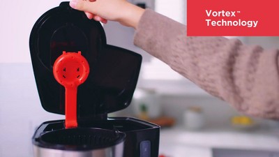 Black and Steel Programmable Thermal Drip Coffee Maker